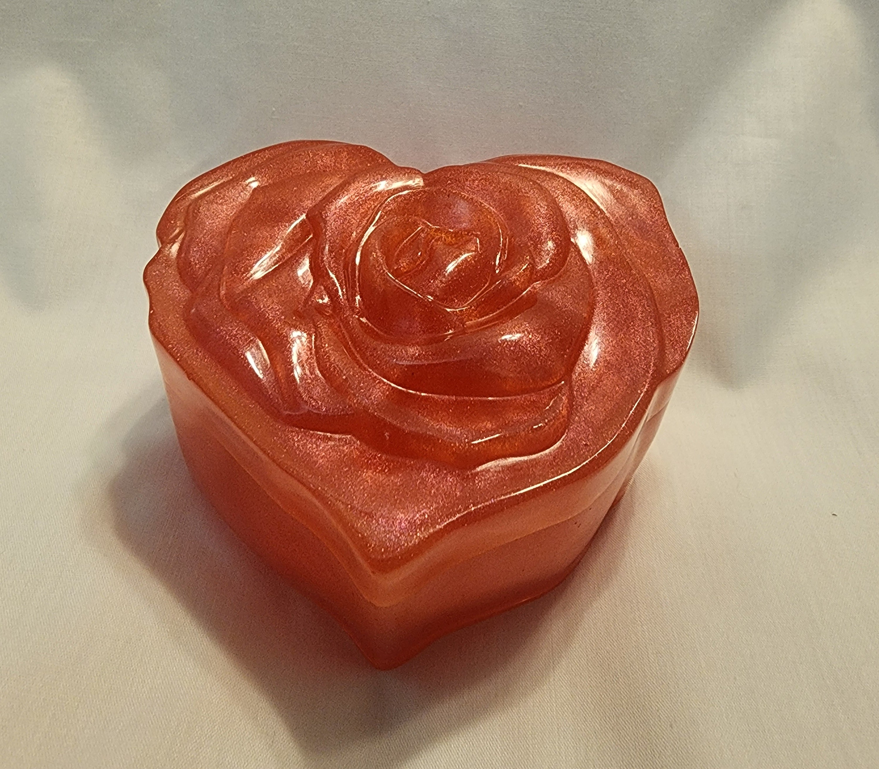 Rose Heart Trinket Box
